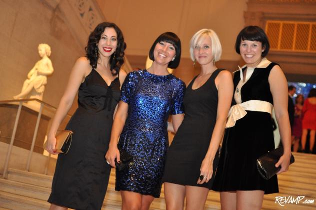 D.C.'s Style Setters were out and about at the Corcoran's NOW at Night party.   (Pictured L-R: The Corcoran's Rachel Cothran and Kristin Guiter, Washington Post Fashion Writer Holly Thomas, and Ogilvy PR's Betsy Lowther.)
